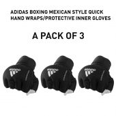 adidas Boxing Mexican Style Quick Hand Wraps – Pack of 3 pairs Bundle Deal