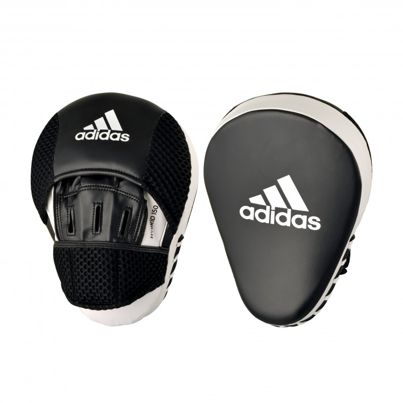 Adidas Hybrid 150 Focus Mitts – Protective Focus Mitts for Kick Boxing, Punching and Training